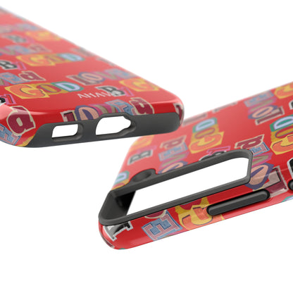 "Loved by God" Red Phone Case