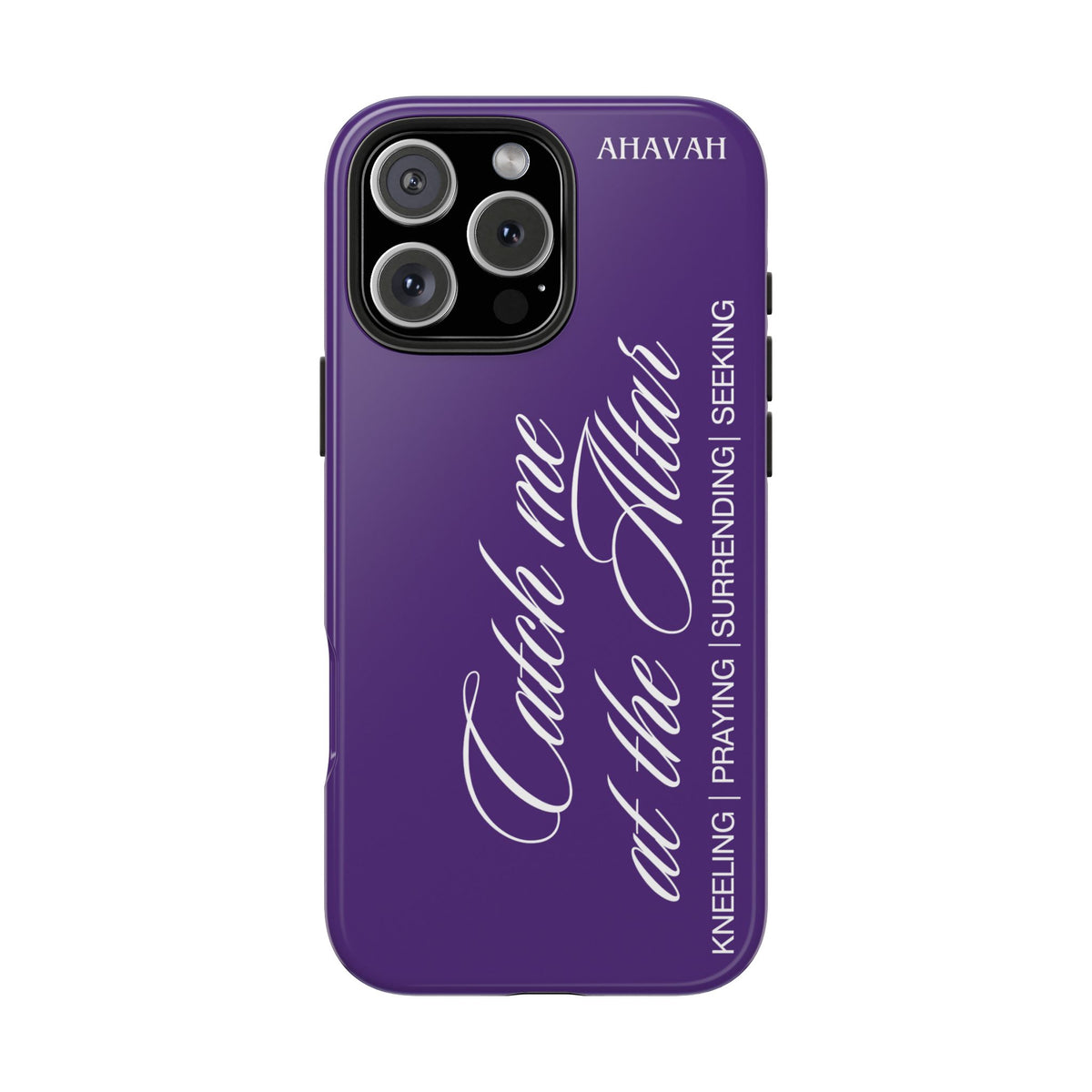 Catch Me at the Altar Phone Case | Royal Violet
