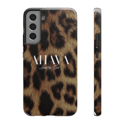 Leopard Print Ahava Phone Case