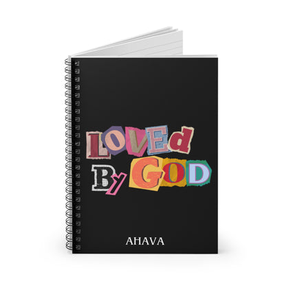 "Loved By God" Black Notebook