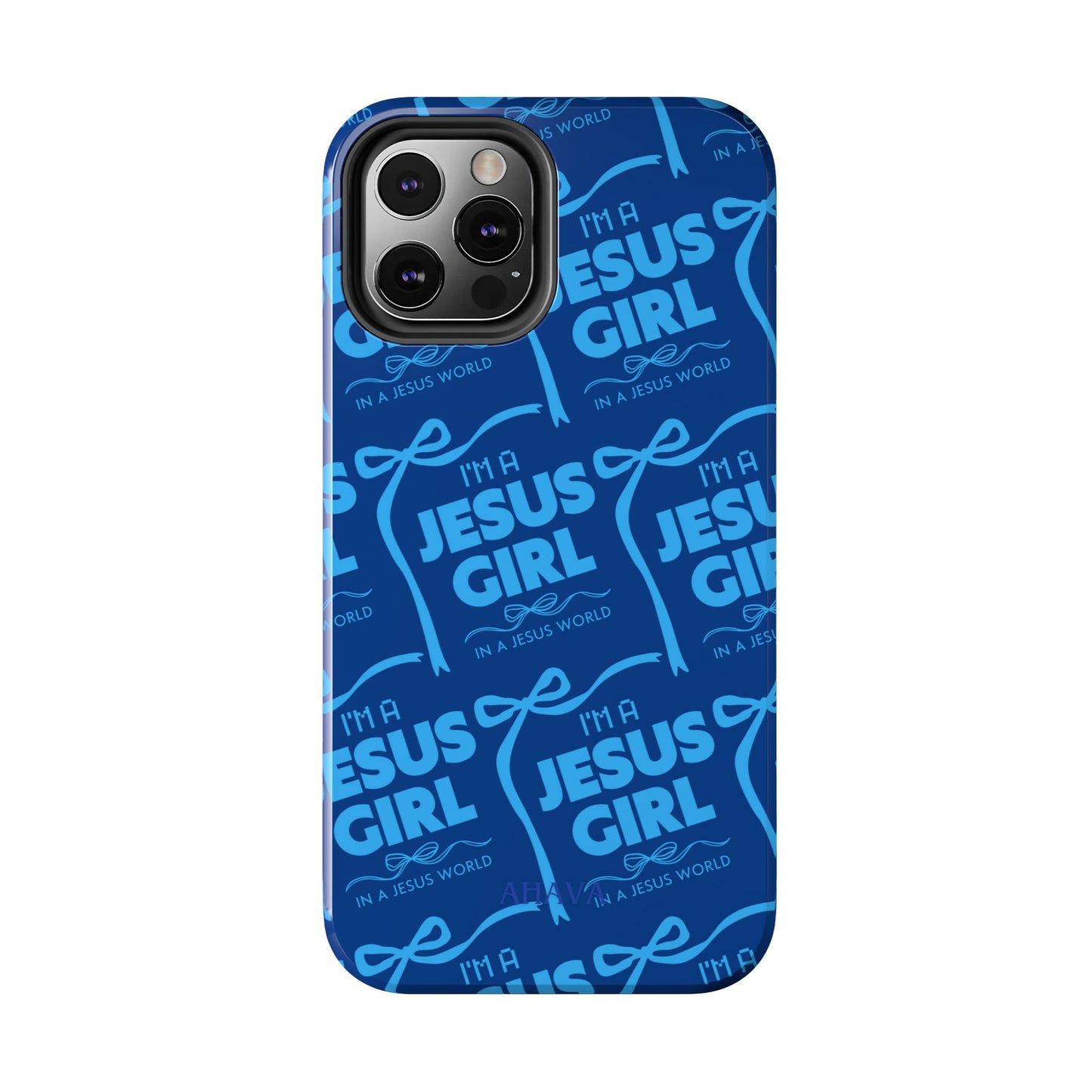 I'm a Jesus Girl Phone Case - Blue