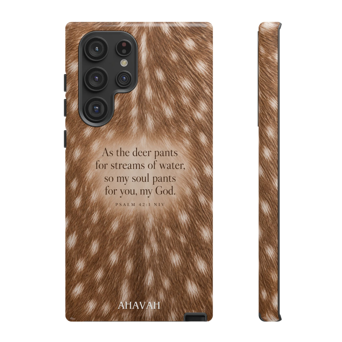 Psalm 42:1 Fawn Print Phone Case