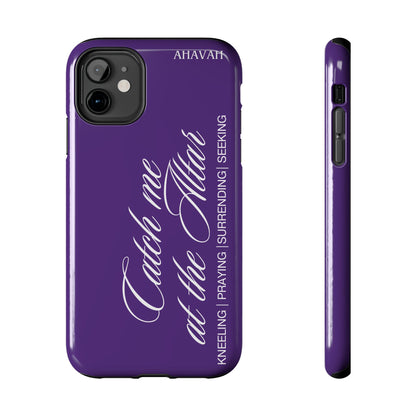 Catch Me at the Altar Phone Case | Royal Violet