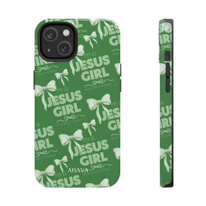 I'm a Jesus Girl Case - Green