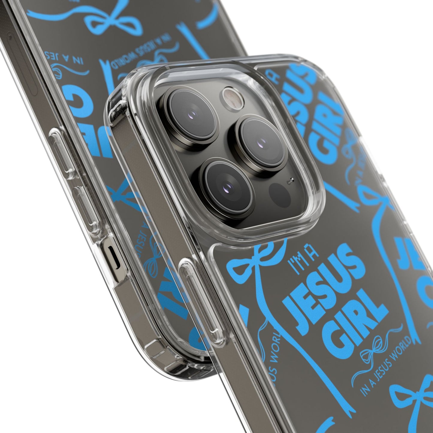 I'm a Jesus Girl Blue Case -Clear