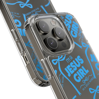 I'm a Jesus Girl Blue Case -Clear