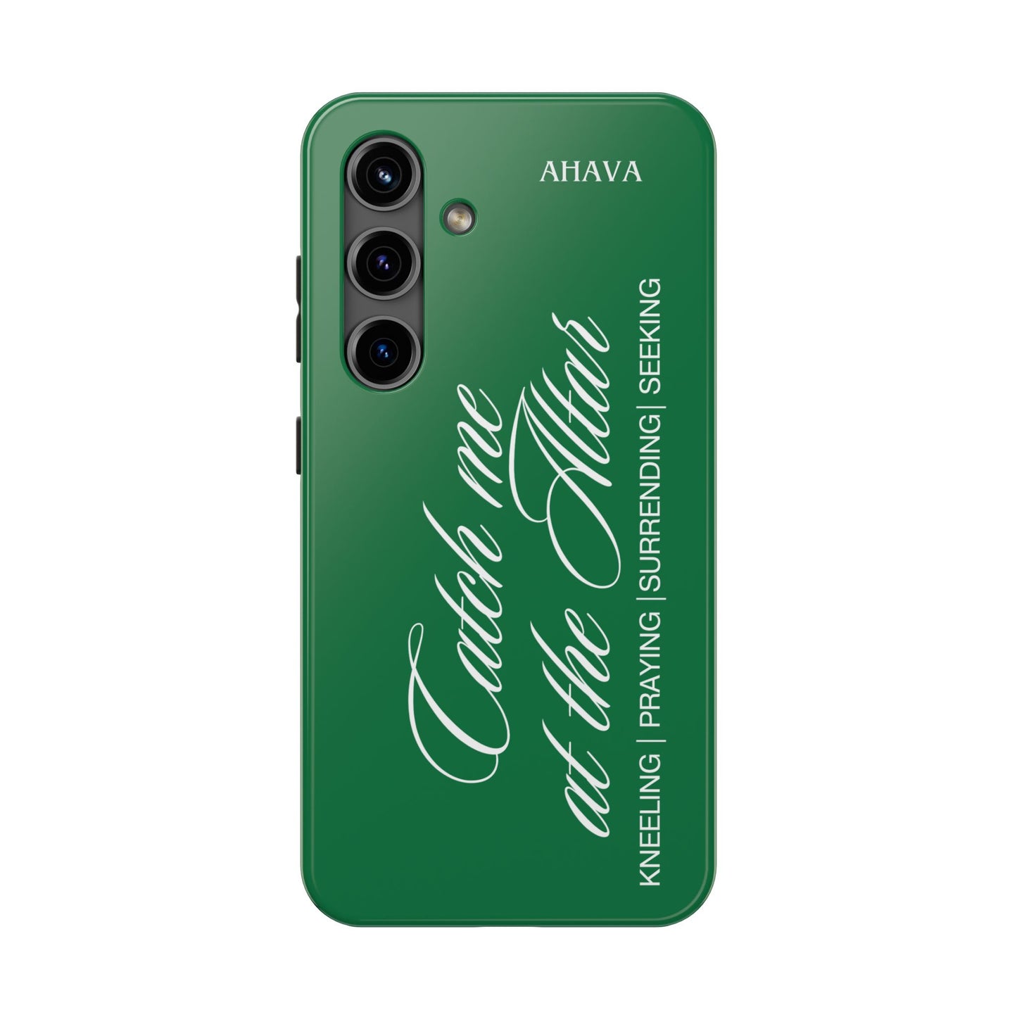 "Catch Me at the Altar" Green Phone Case