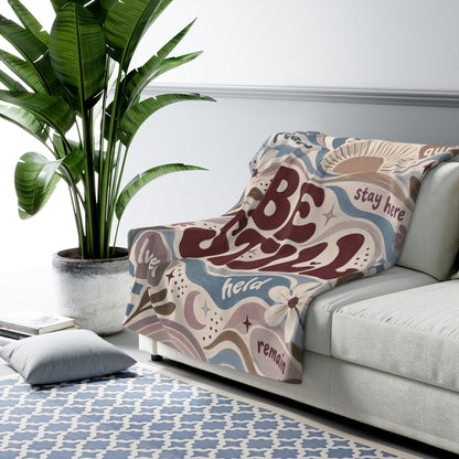 BE STILL Fleece Blanket
