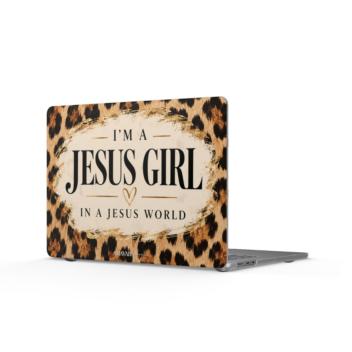 I'm a Jesus Girl Leopard MacBook Case