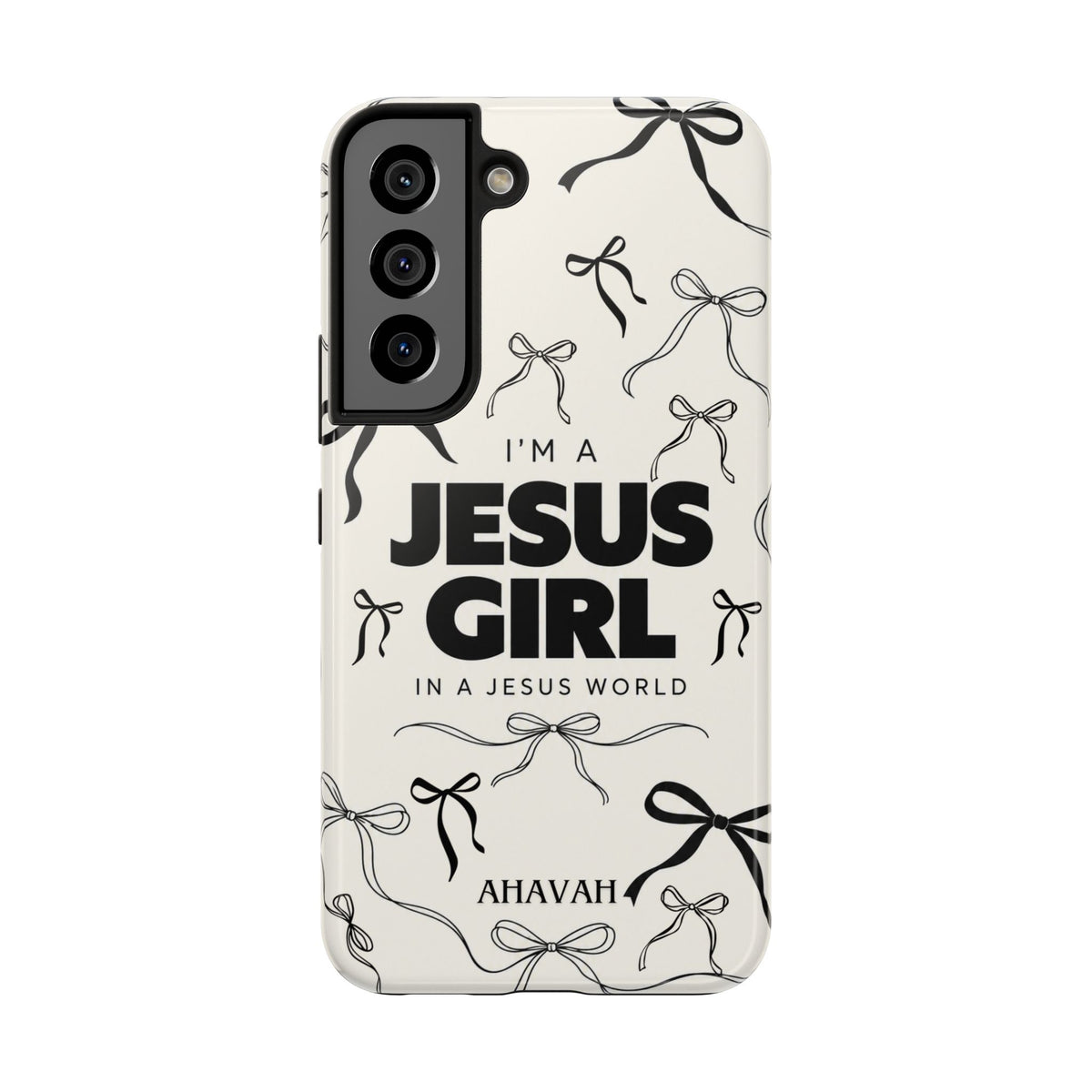 I'm a Jesus Girl White Phone Case