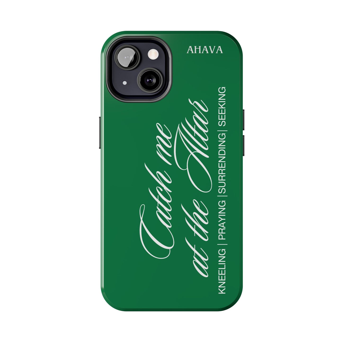 "Catch Me at the Altar" Green Phone Case