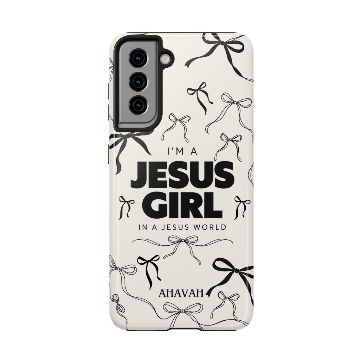 I'm a Jesus Girl White Phone Case