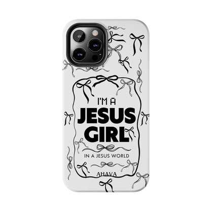 I'm a Jesus Girl  Case - black
