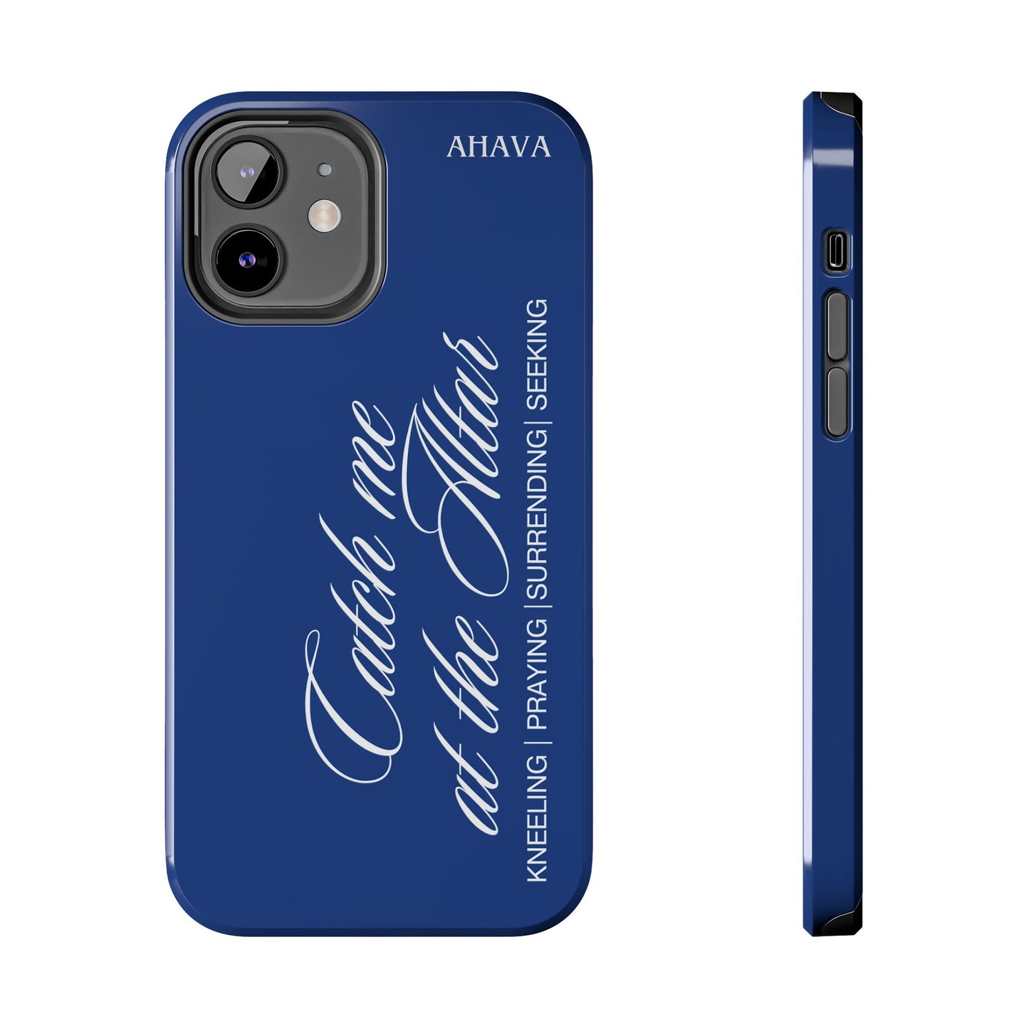 "Catch Me at the Altar" Blue Phone Case
