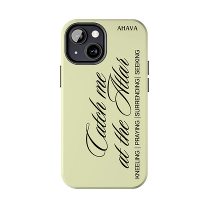 "Catch Me at the Altar" Lemon Phone Case