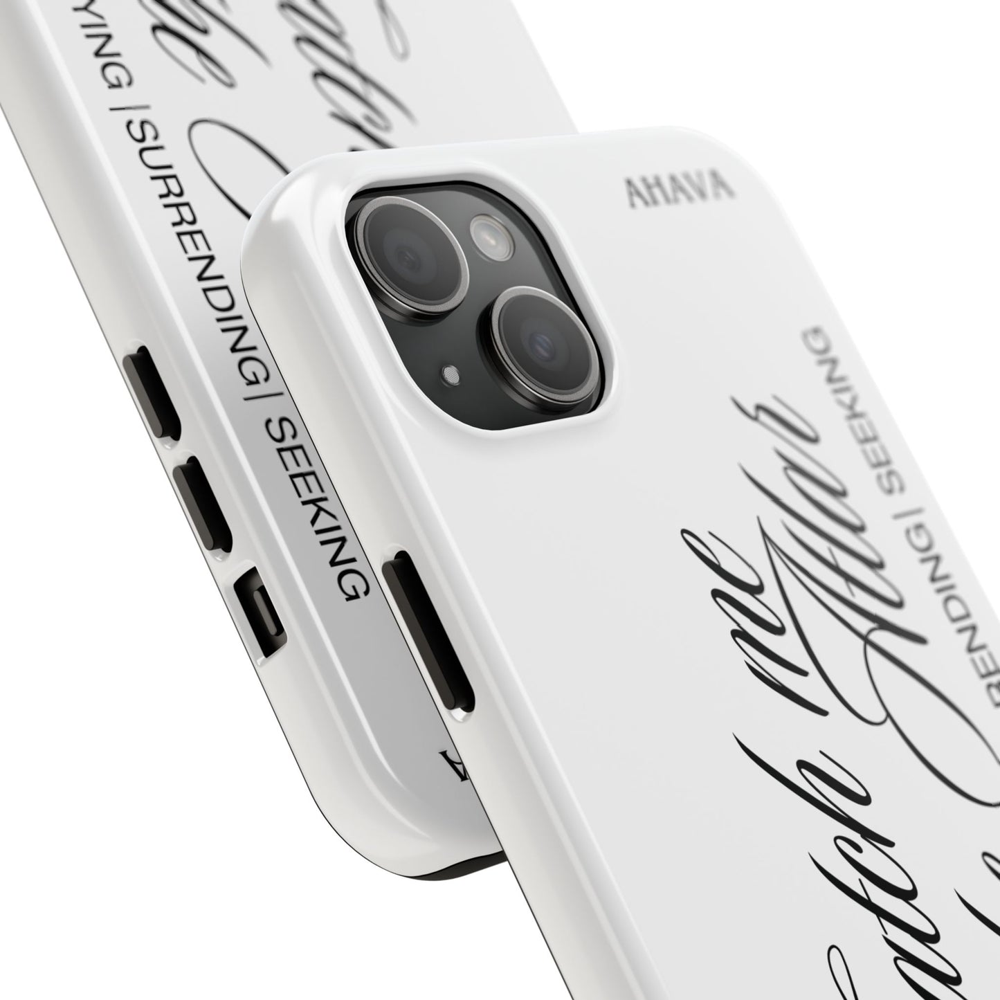 "Catch Me at the Altar" White Phone Case