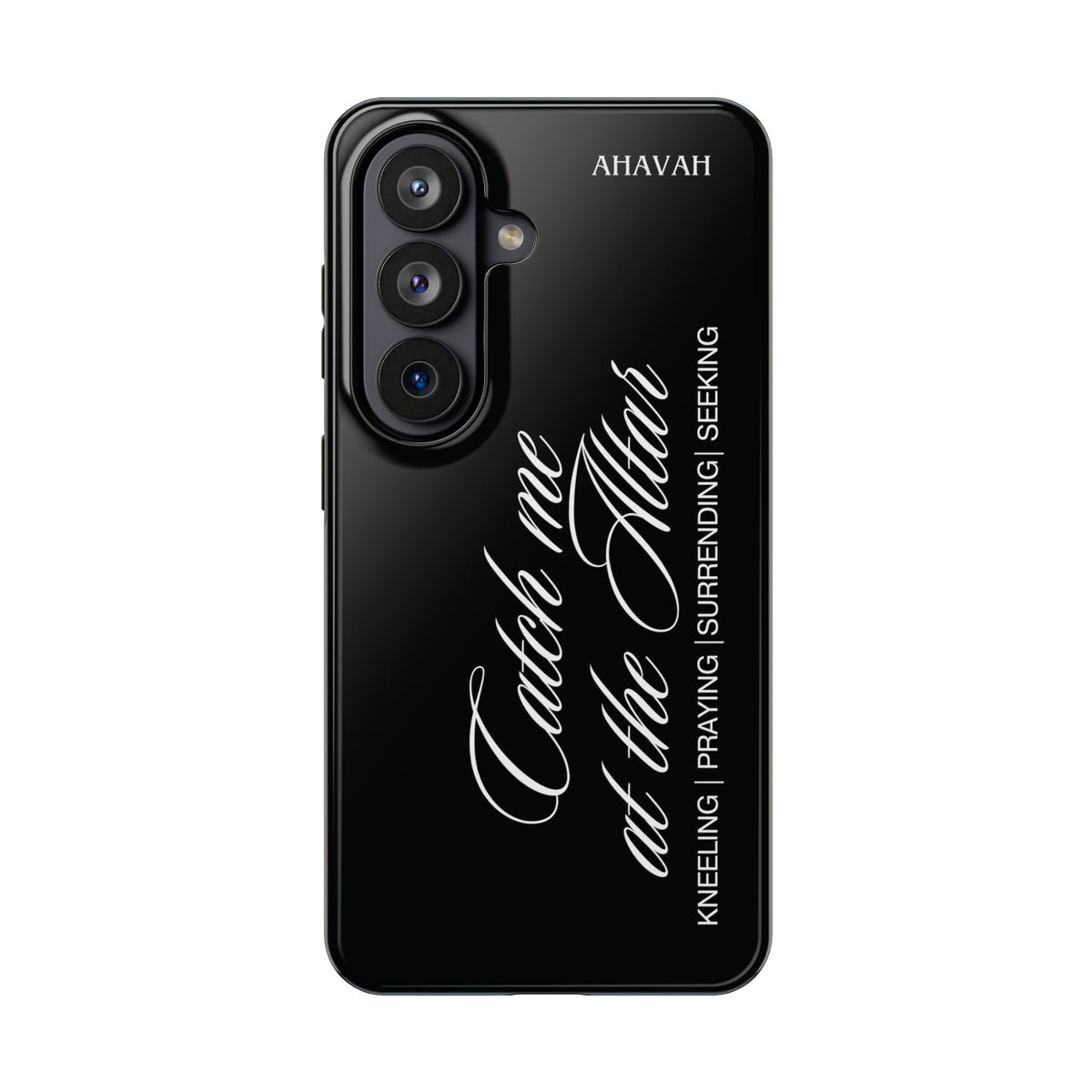 Catch Me at the Altar Black Phone Case