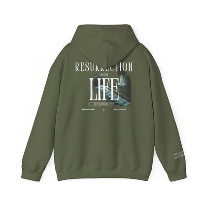 Resurrection and the Life | John 11:25 Hoodie