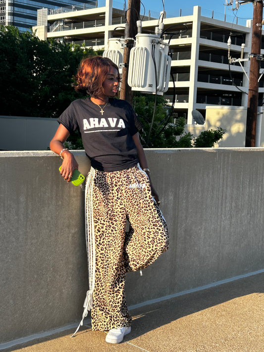 Ahava Leopard Bow Pants