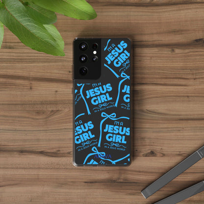 I'm a Jesus Girl Blue Case -Clear