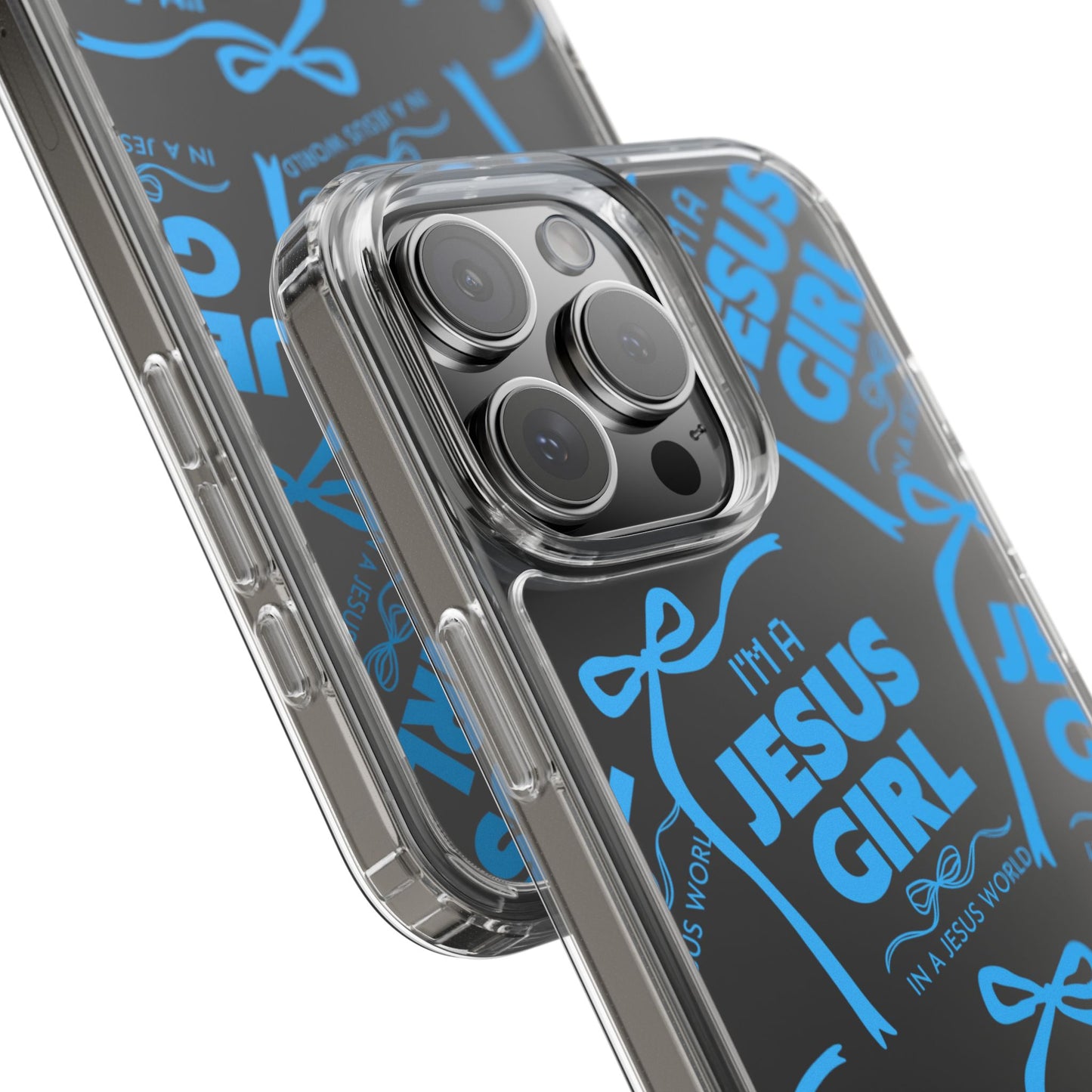 I'm a Jesus Girl Blue Case -Clear