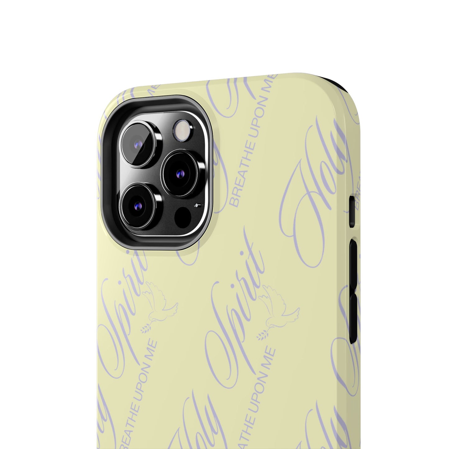 "Holy Spirit, Breathe Upon me" Buttercream Phone Case