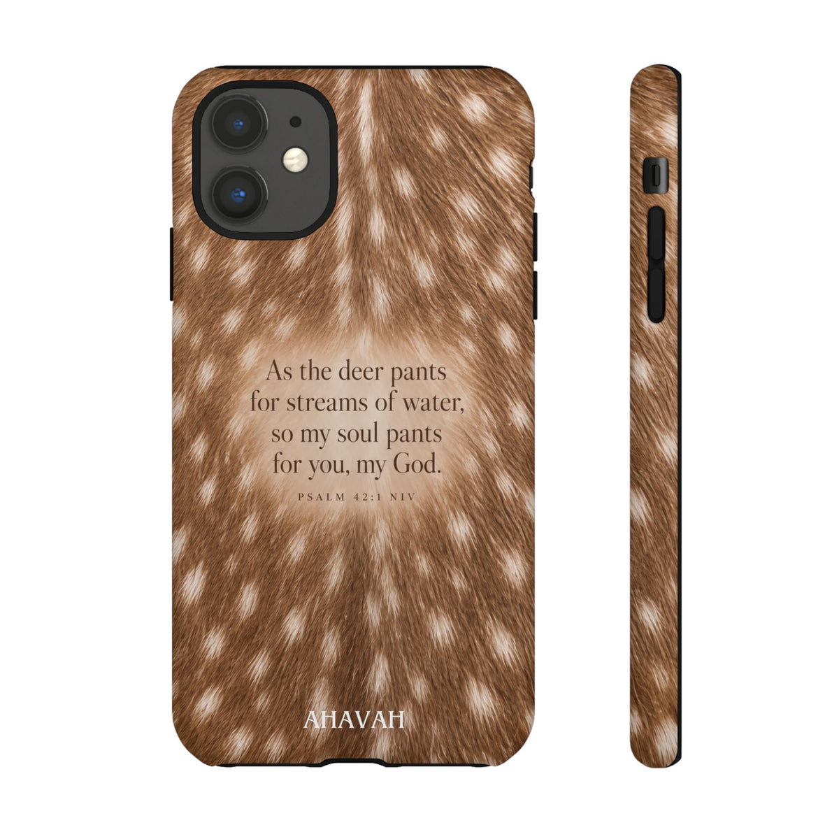 Psalm 42:1 Fawn Print Phone Case