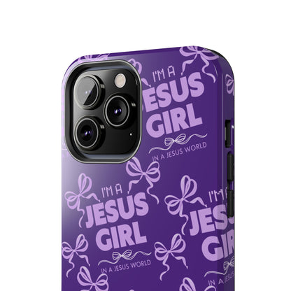 I'm a Jesus Girl Phone Case - Purple