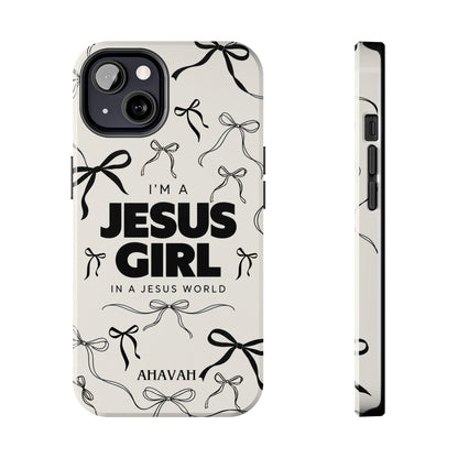 I'm a Jesus Girl White Phone Case