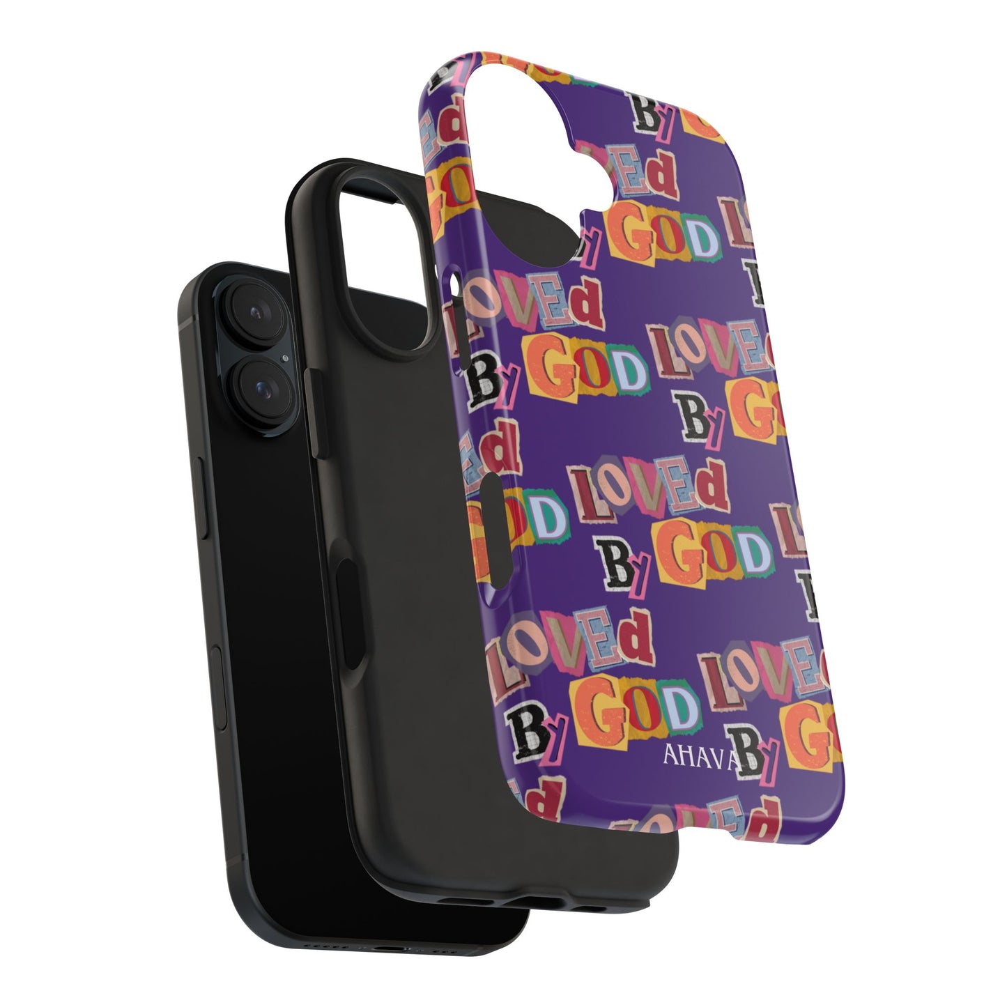 "Loved by God" Purple Phone Case