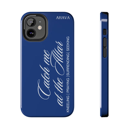 "Catch Me at the Altar" Blue Phone Case