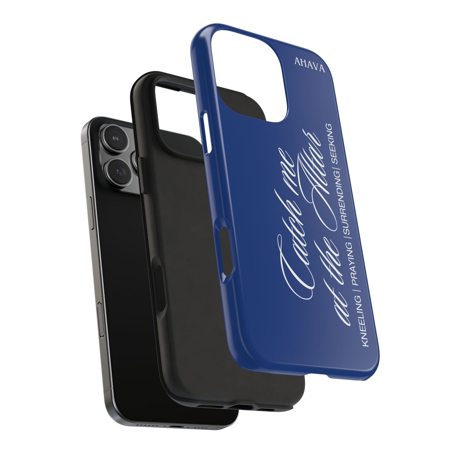 "Catch Me at the Altar" Blue Phone Case