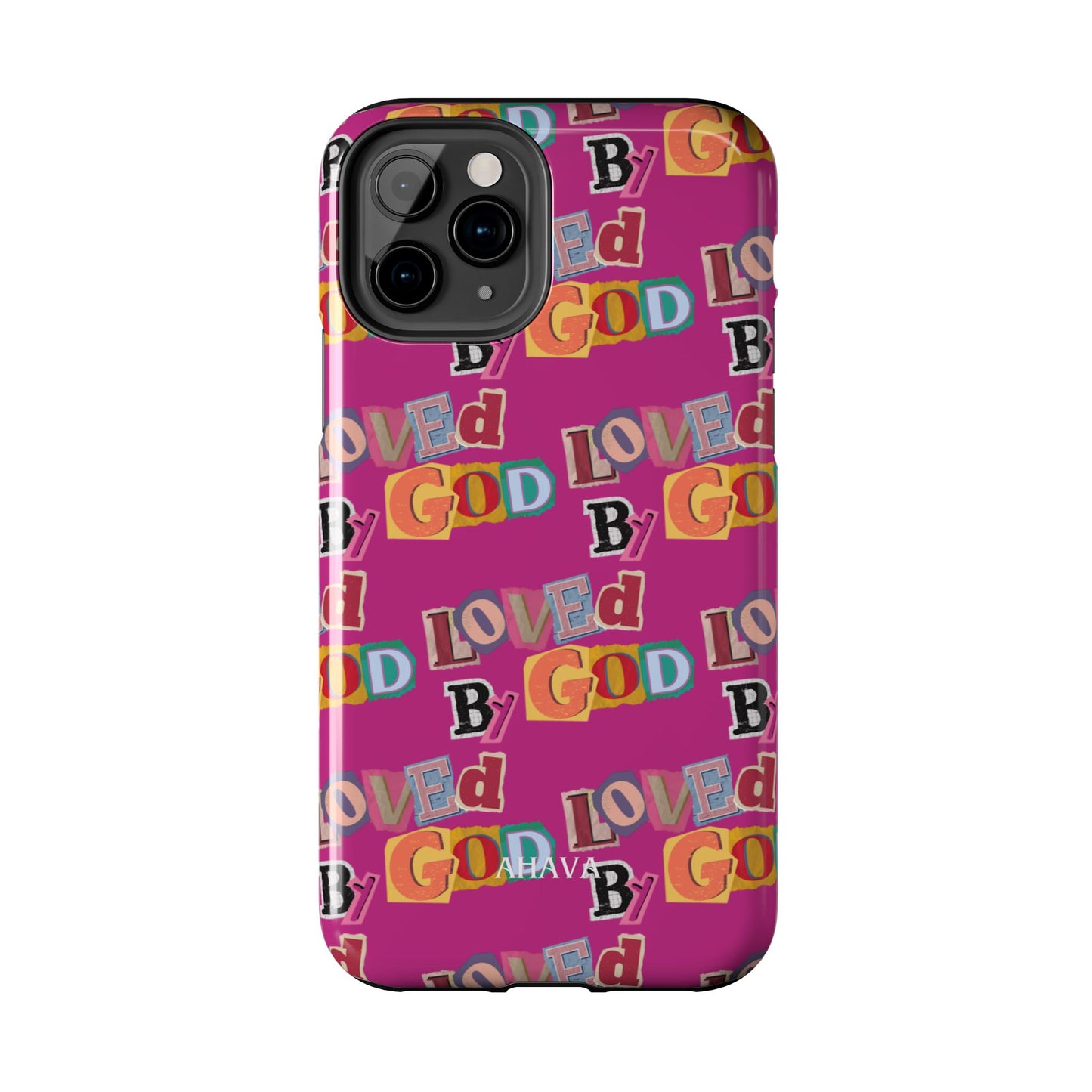 "Loved by God" Pink Phone Case