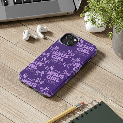 I'm a Jesus Girl Phone Case - Purple