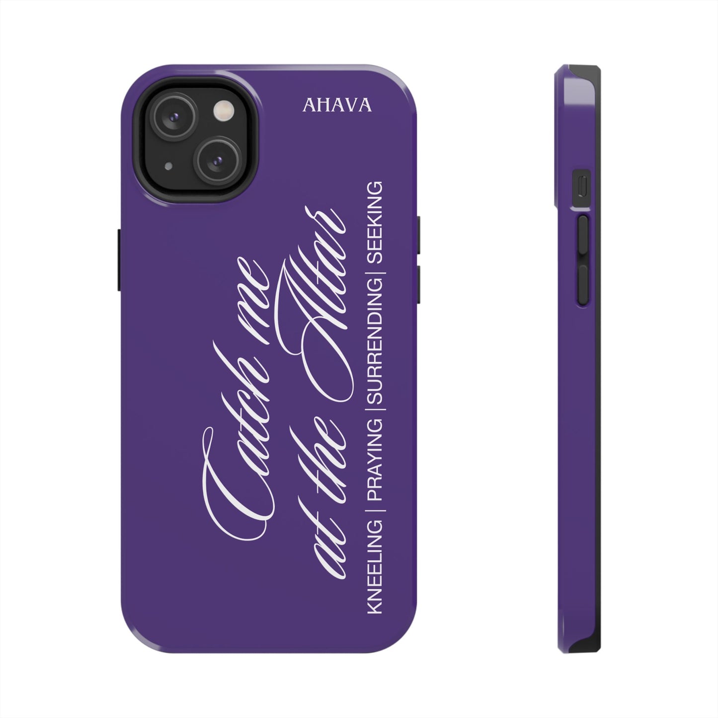 "Catch Me at the Altar" Purple Phone Case