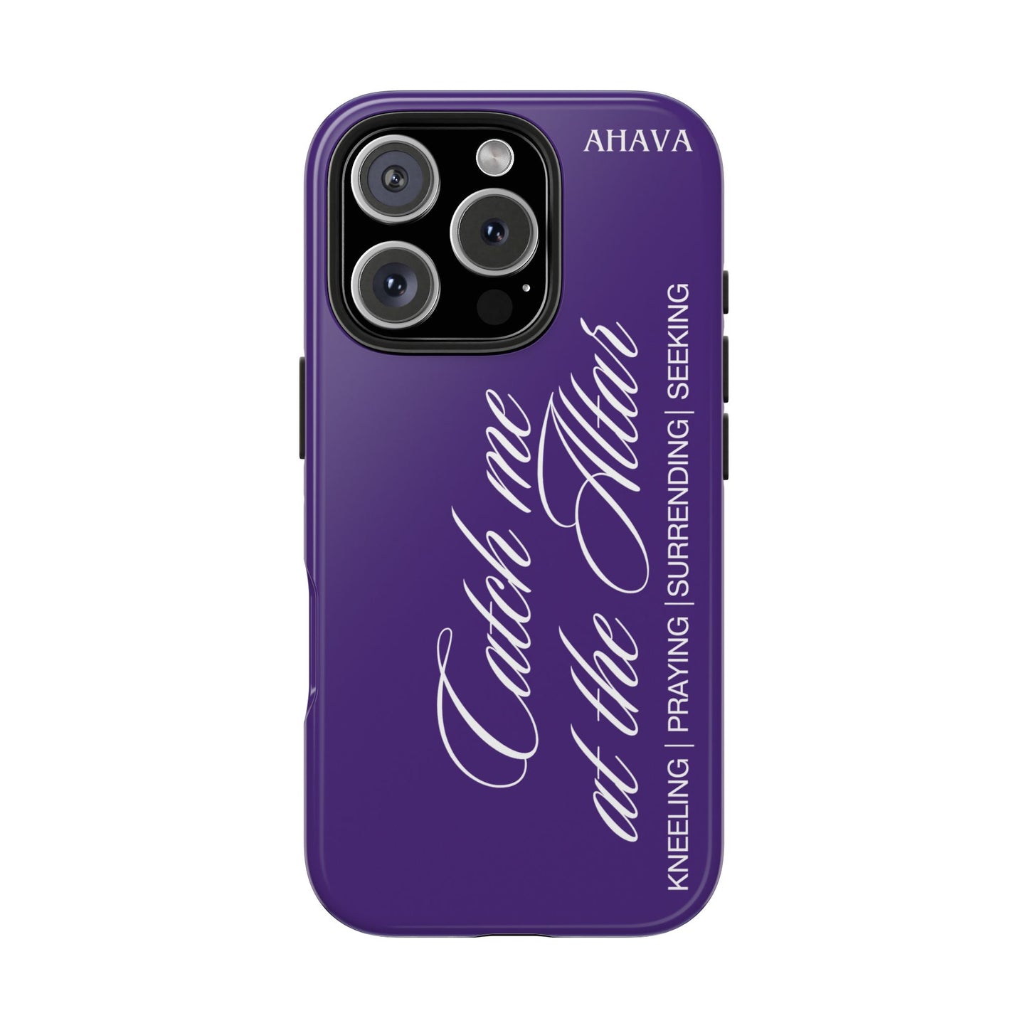 "Catch Me at the Altar" Purple Phone Case