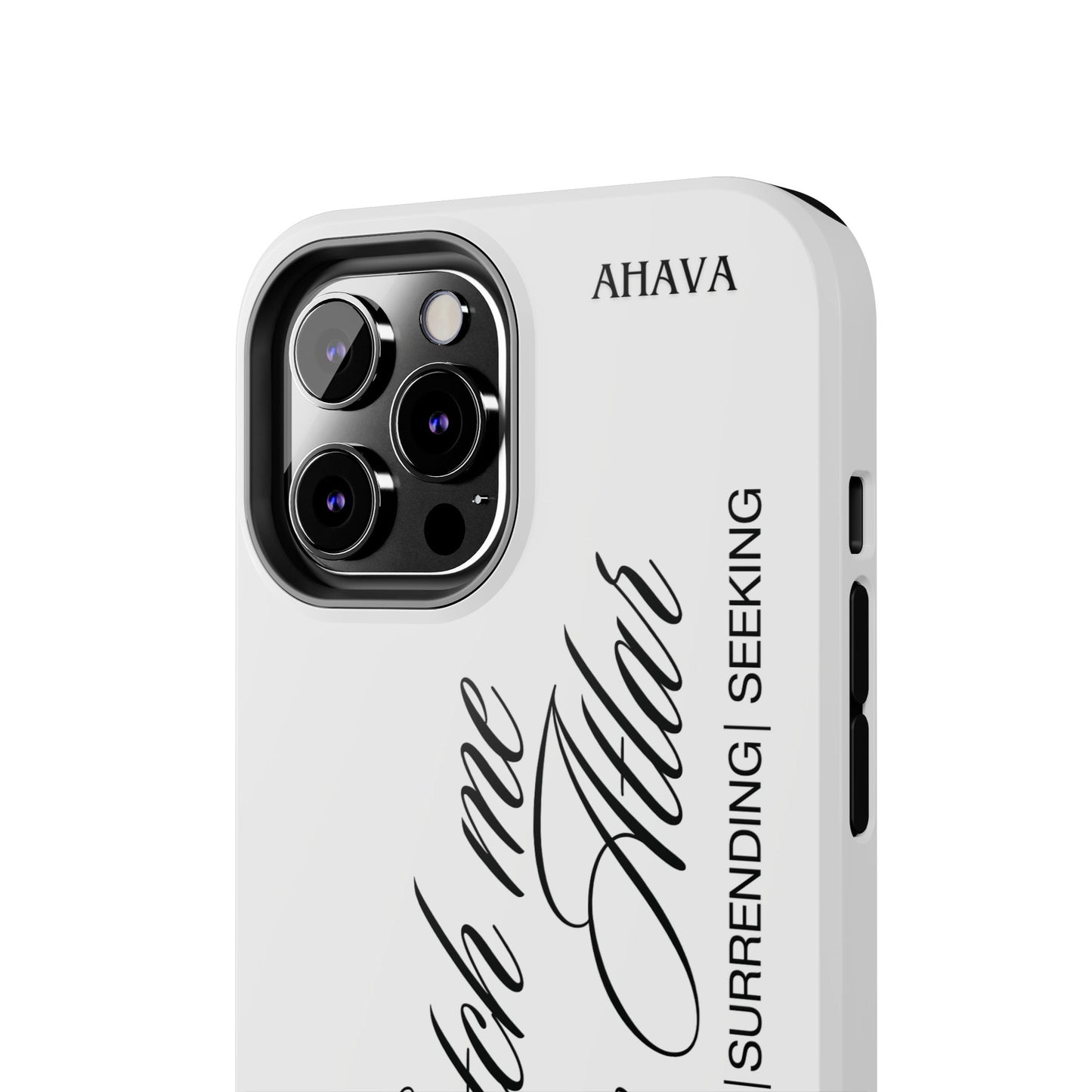 "Catch Me at the Altar" White Phone Case