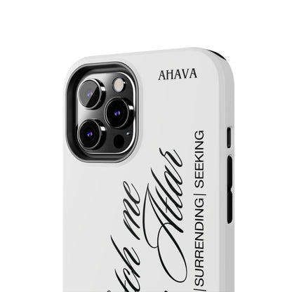 "Catch Me at the Altar" White Phone Case