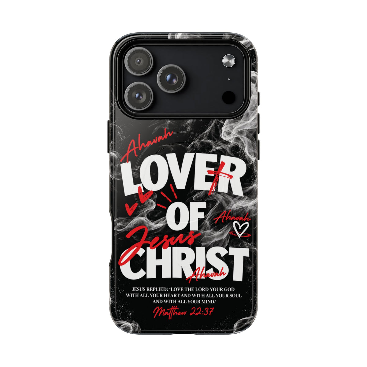 Lover of Christ | Matthew 22:37 MagSafe Phone Case