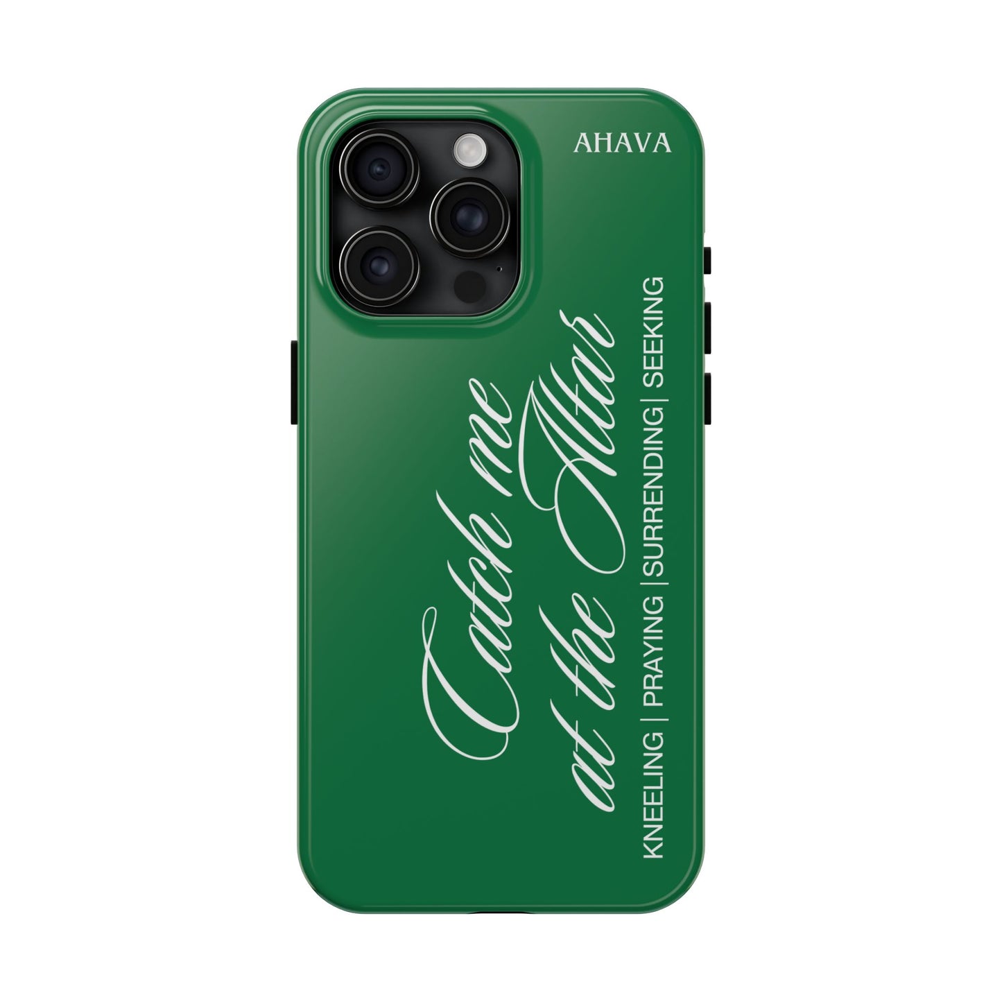 "Catch Me at the Altar" Green Phone Case