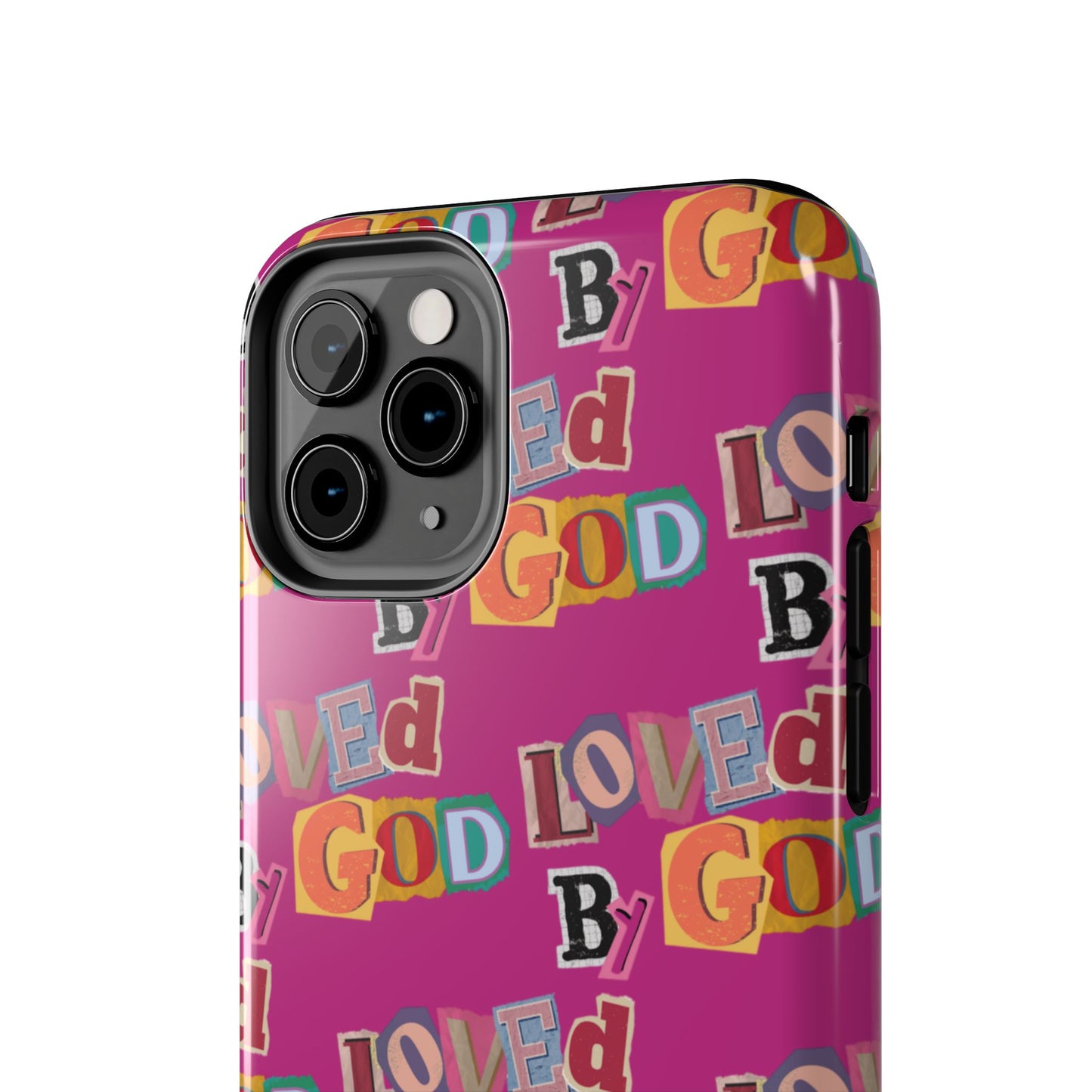 "Loved by God" Pink Phone Case