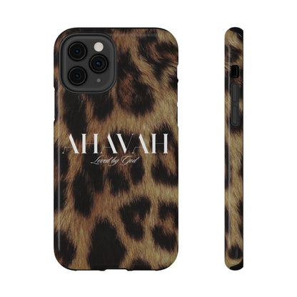 Leopard Print Ahavah Phone Case
