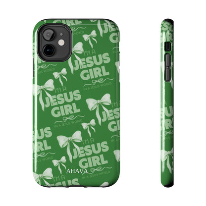 I'm a Jesus Girl Case - Green