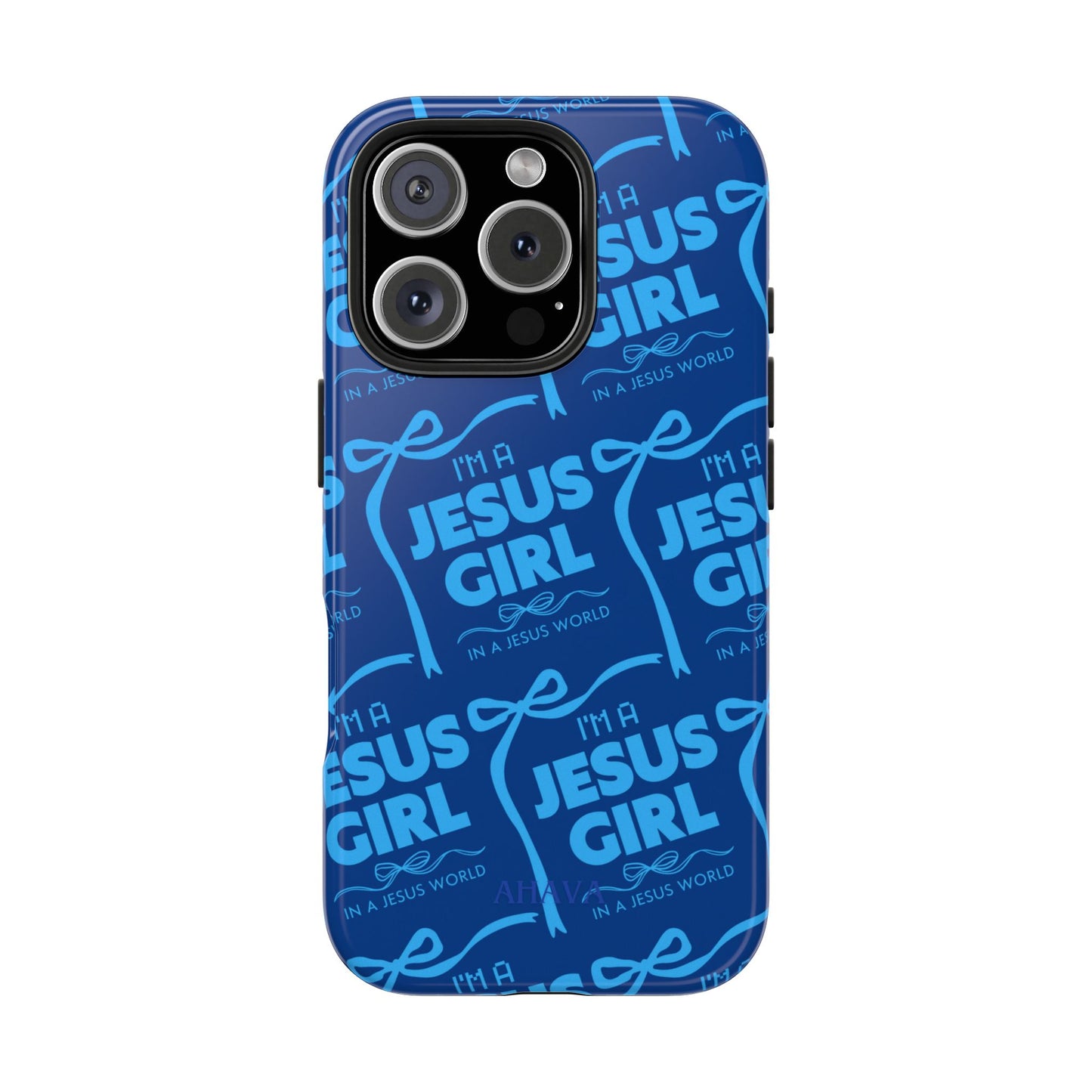 I'm a Jesus Girl Phone Case - Blue