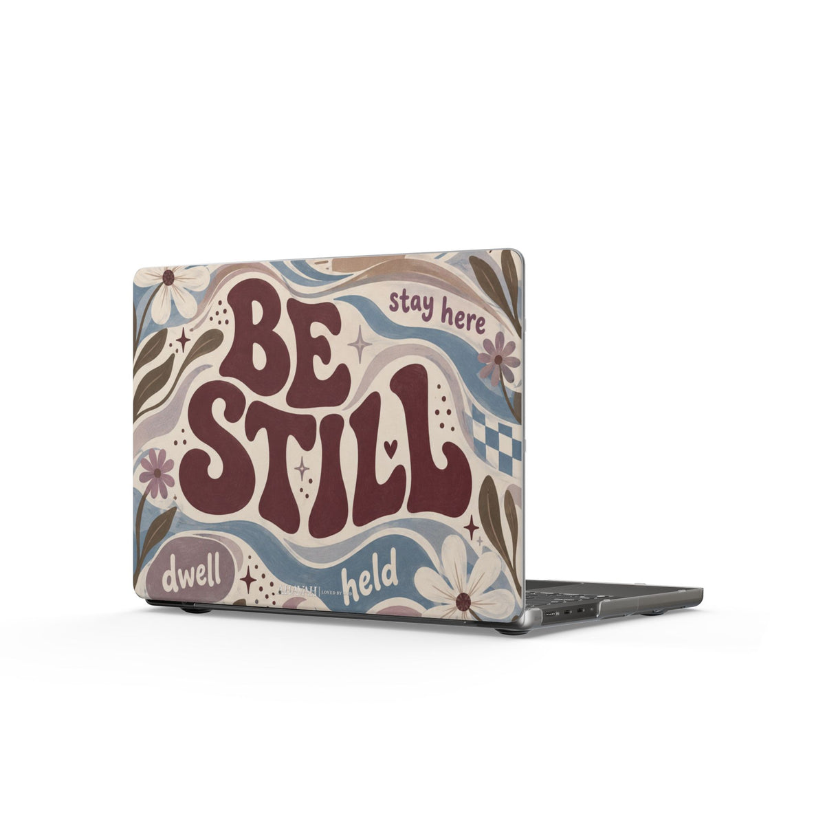 Be Still in Him MacBook Case