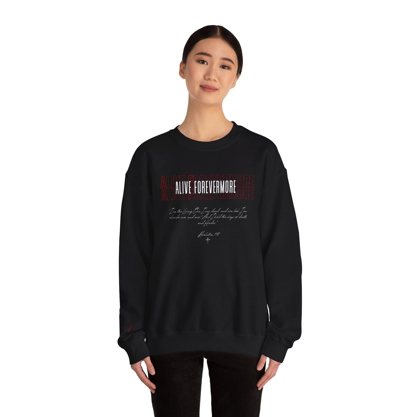 Alive Forevermore Sweatshirt – Revelation 1:18