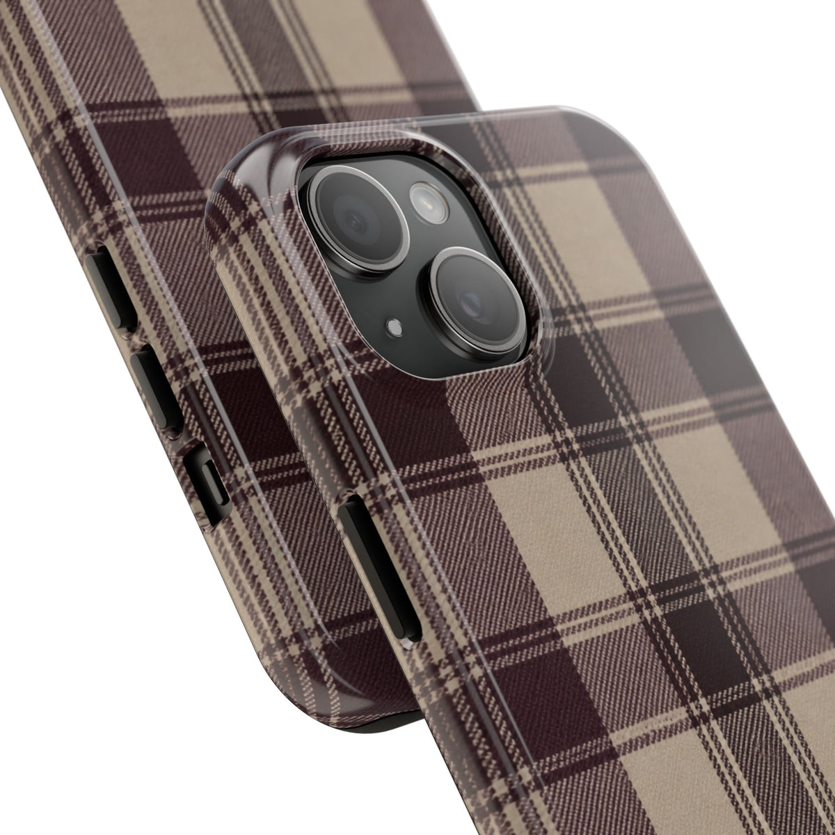 Abba’s Embrace | Warm Teddy Plaid Phone Case