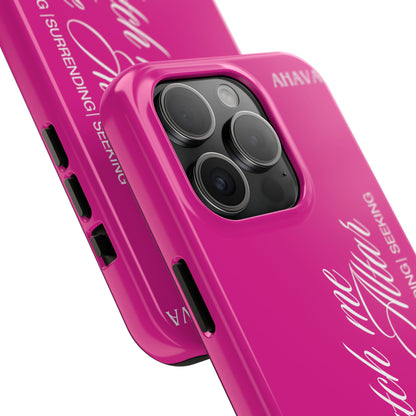 "Catch Me at the Altar" Hot Pink Phone Case