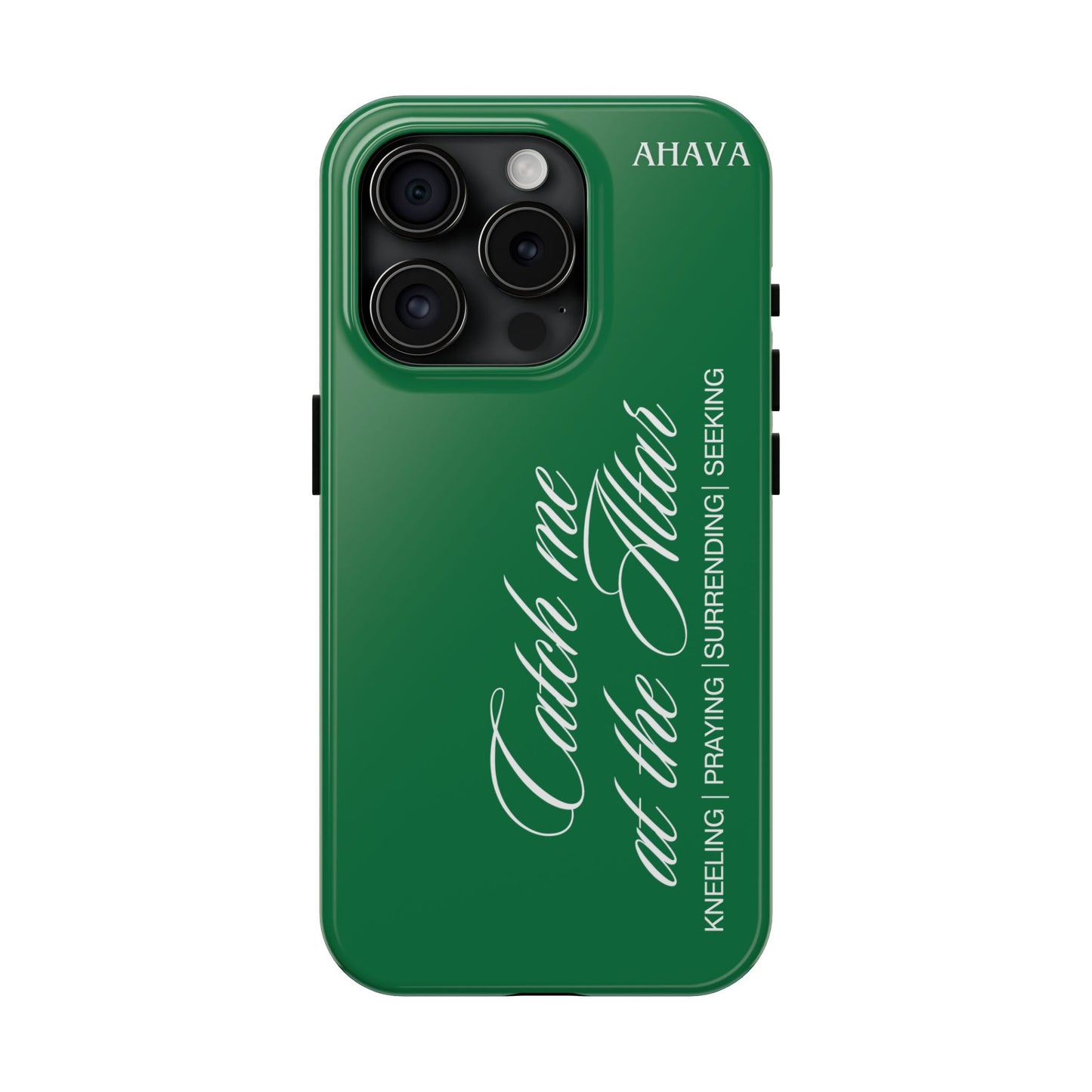 "Catch Me at the Altar" Green Phone Case