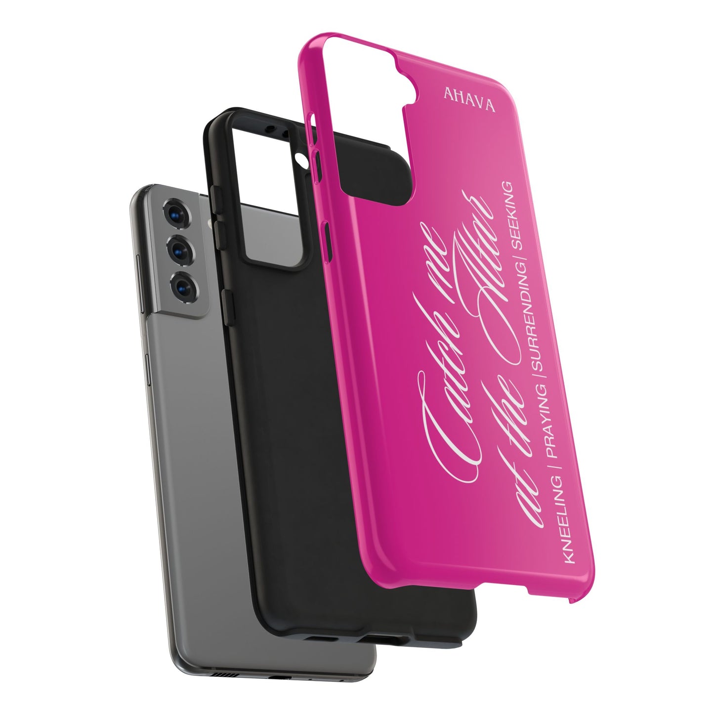 "Catch Me at the Altar" Hot Pink Phone Case